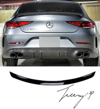 Mercedes CLS-Klasse W257 C257 AMG Style Glanz Schwarz Heck Kofferraum Spoiler 2018+