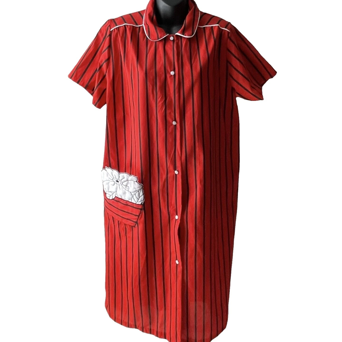 Черная винтажная одежда для сна и халаты из полиэстера для женщин