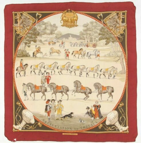 Foulard/Écharpe/Paréo Imprimé - Motif Oiseaux Japonais Sur Fond Grenat - 100% Viscose - Neuf Sans étiquette