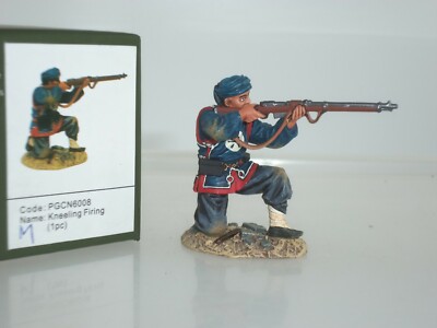 TEAM MINIATURES PGCN6008 CHINESE BOXER REBELLION QING SOLDIER KNEELING FIRING 