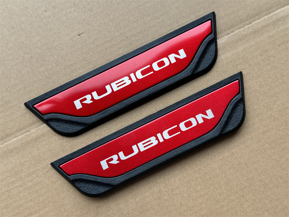 For Rubicon Accessories Car Door Scuff Sill Cover Panel Step Protector Trims X4