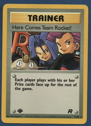 Pokemon Card - Here Comes Team Rocket 71/82 Team Rocket 1st Edition - Read Below