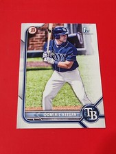 2022 Bowman Draft Paper Base BD-9 Dominic Keegan - Tampa Bay Rays