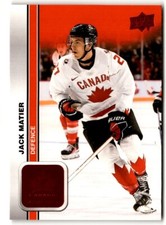 Jack Matier 2023-24 UD Team Canada Juniors Red Foil #12