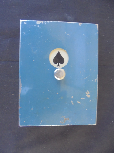 Vintage Metal Playing Card Deck Holder with Suit & No Trumps Dial - Picture 4 of 14