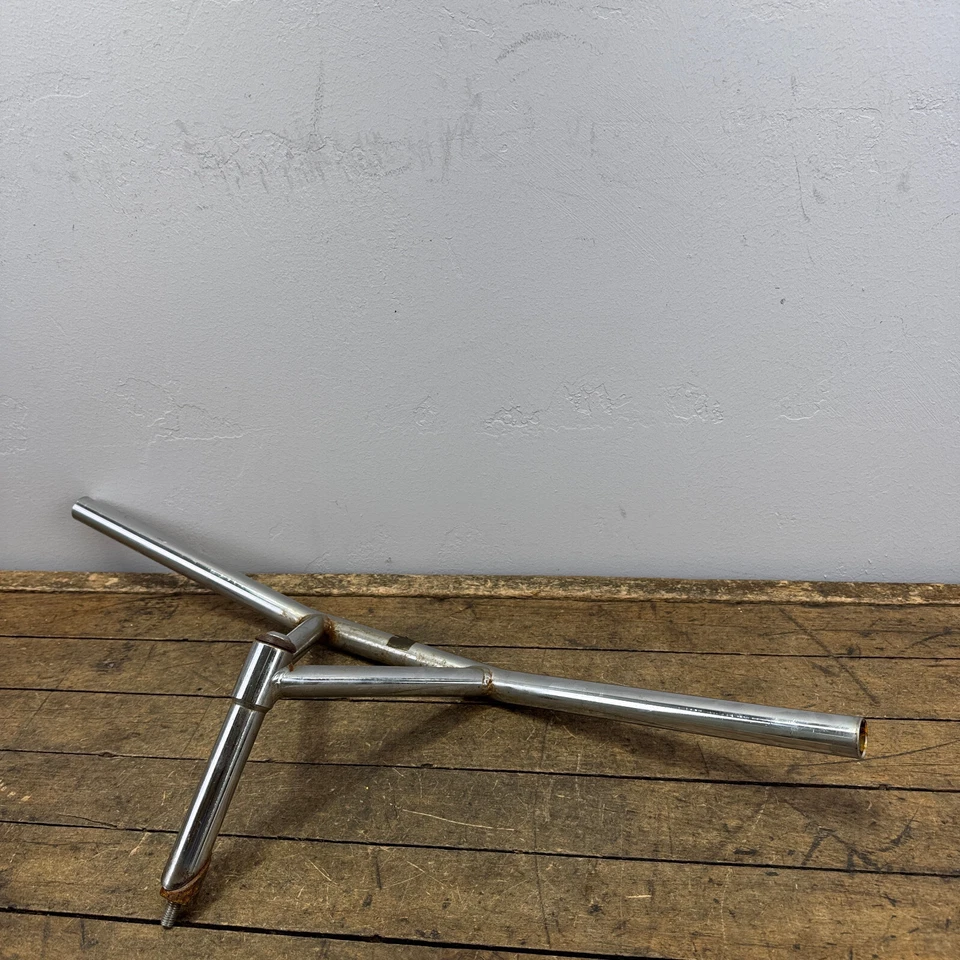Vintage BullMoose Handlebar Bull Bar 21 21.1 .833 MTB Steel Mountain 1980s Stem - Image 3 of 4