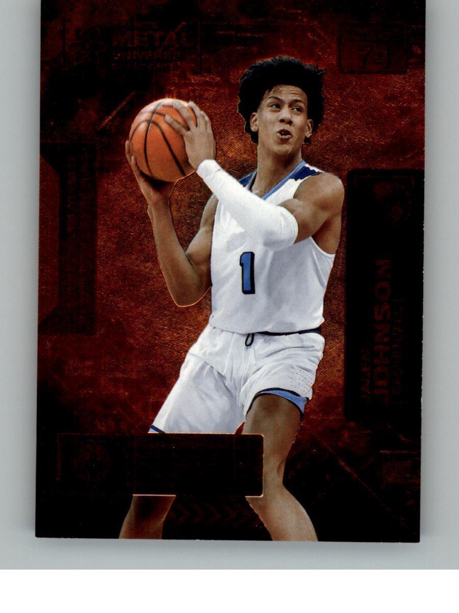 2021 SkyBox Metal Universe Champions Jalen Johnson 74 Copper