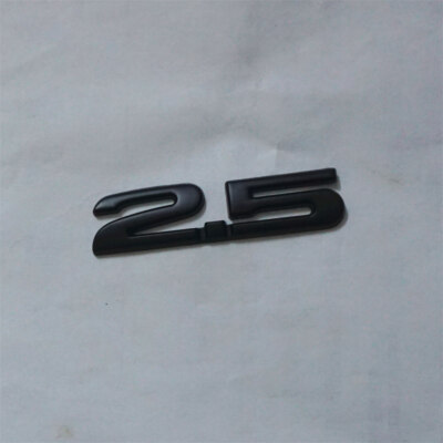 1x 2.5 Matte Black Metal Emblem Decal Sticker Badge 3D Car Speed Coupe Hatchback