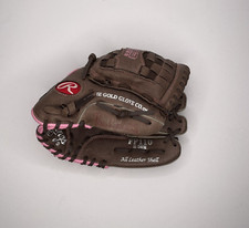 Rawlings Fastpitch Softball Glove FP110 11 Inch All Leather Shell 3D Web Women