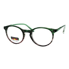 Multi Focus Progressive Reading Glasses 3 Powers in 1 Reader Round Keyhole
