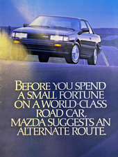 1987 Magazine Advertisement Mazda 626 Sport Coupe