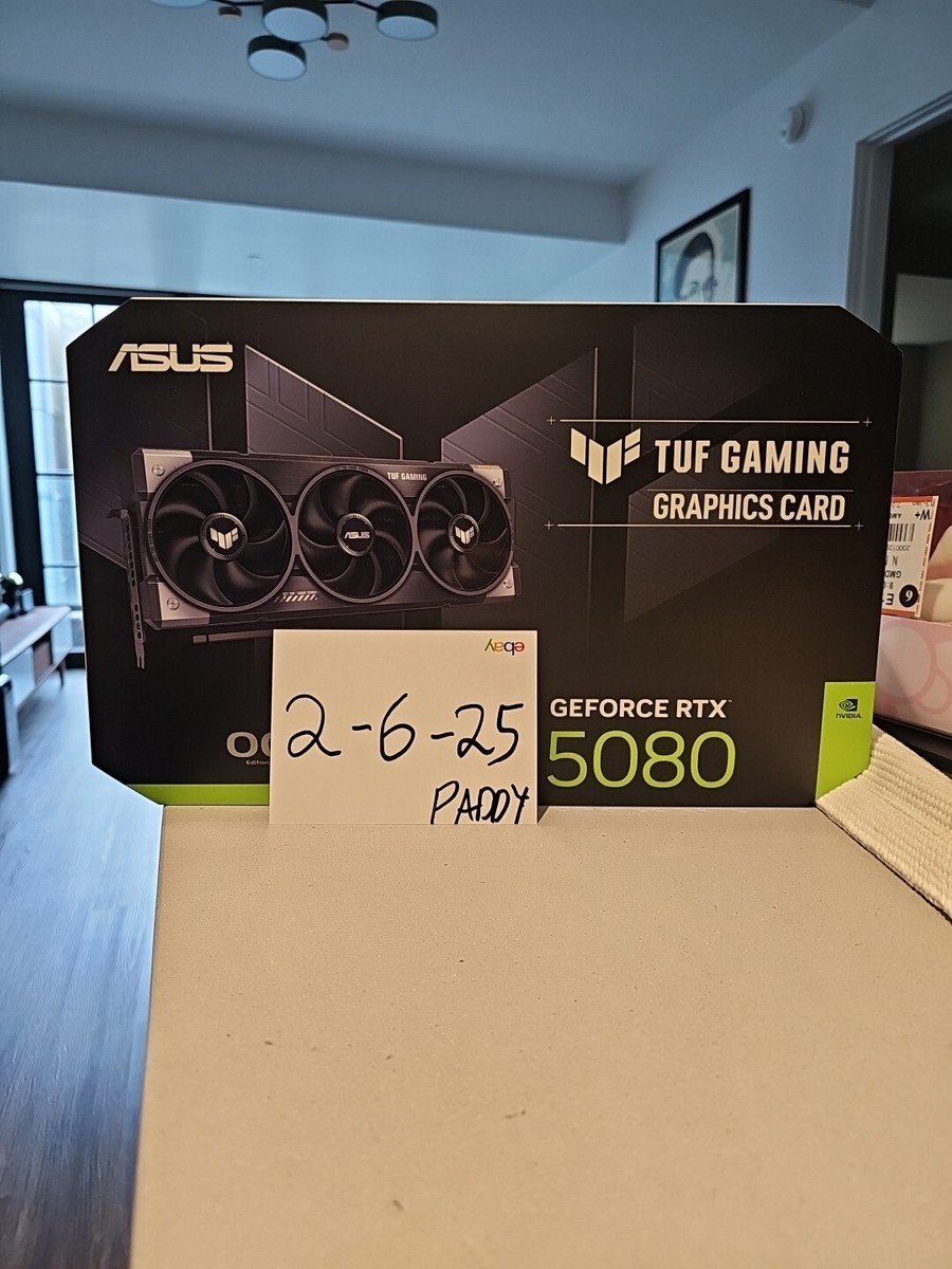 ASUS TUF GeForce RTX 5080 16GB GDDR7 Graphics Card TRUSTED ASUS TUF GeForce RTX 5080 16GB GDDR7 Graphics Card TRUSTED
