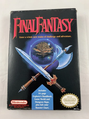 Nintendo NES SquareSoft Final Fantasy Vintage New 100% Complete Open Box READ!