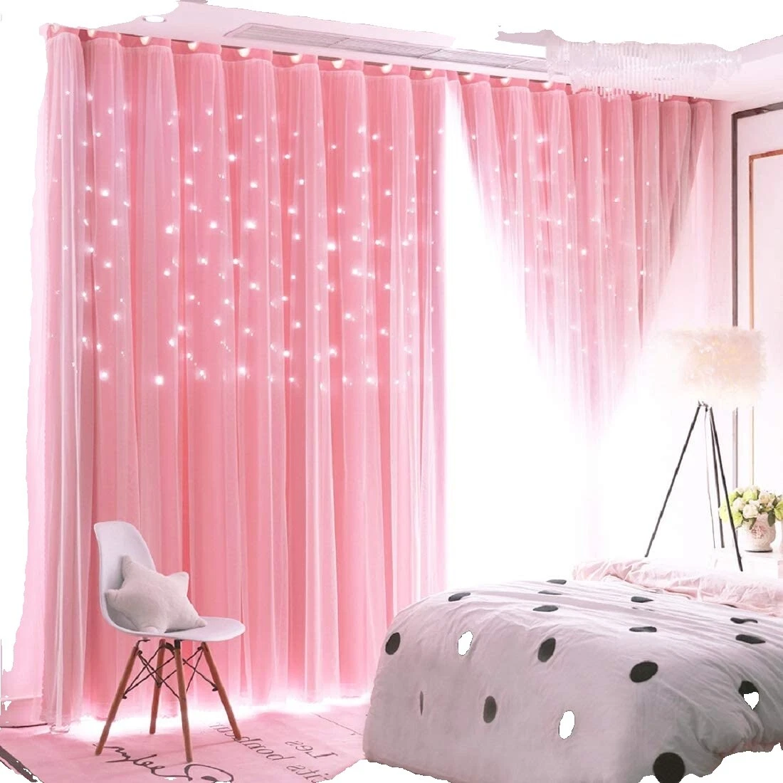 Cortinas de ventana de estrellas