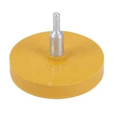 85mm Rubber Eraser Caramel Wheel DRILL Attachment Low Heat Stripe Glue Removal