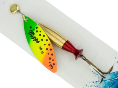 Mepps Aglia Long Heavy Tiger Köder Spinner Zander Hecht FARBEN