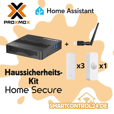 smartcontrol24 Haussicherheitskit HOME SECURE mit PROXMOX oder HOME ASSISTANT