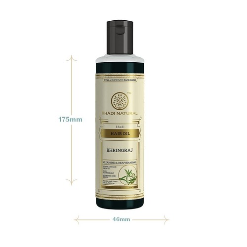 Khadi Natural Ayurvedic Bhringraj Hair Oil For Nourishing Hair 210ml - Picture 5 of 8