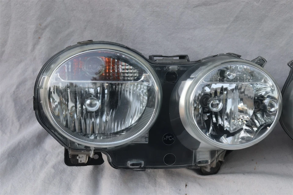 04-07 Jaguar XJ8 XJR VDP Headlight Lamp HALOGEN Set L&R POLISHED Foto 2 de 4