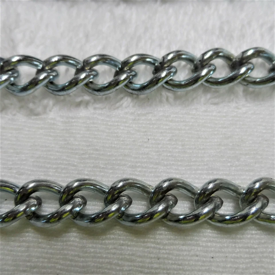 RINGKETTE Kette (1 M) 2MM STAHL Knotenkette Panzerkette Zierkette Lampenkette - Bild 2 von 4