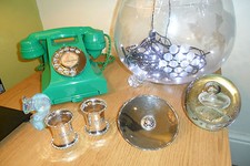 Omar Ramsden Me Fecit Arts and Crafts Armorial dish - solid silver 1936