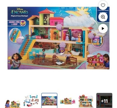 Disney Encanto Magical Casa Madrigal Interactive Fashion Doll Dollhouse Playset.
