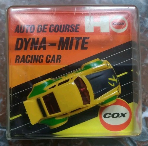 NOS COX HO DYNA-MITE Porsche Dyna-Grip Magnetic Chassis Part #500030 HO ...