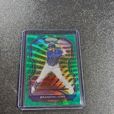 2021 Panini Prizm - Tier II Brandon Lowe #192 Green Wave Prizm