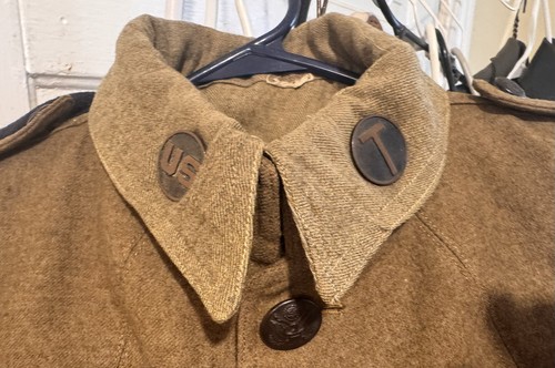 WWI M1912 Spec 1126 Service Coat (TRANSITIONAL) 110th Ammunition Train 35th DIV