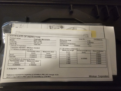 Mitutoyo 1-2'' Digital Electronic Outside Micrometer .00005'' 293-331-30. NEW!!