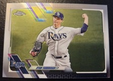 2021 Topps Chrome Baseball Ryan Yarbrough #175 Tampa Bay Rays