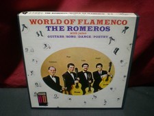The Romeros With Jaico World Of Flamenco Double Play 2 ON1 Reel To Reel Tape 7.5