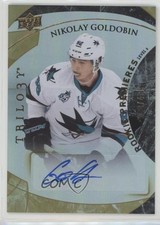 2015 Trilogy Rookie Premieres /499 Level 2 Autograph Nikolay Goldobin Auto fm0