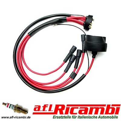 Zündkabelsatz rot 7 mm-red ignition cable set Alfa Spider,Bertone,Giulia 105/115