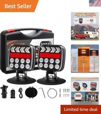 Wireless Trailer Lights, Adjustable Magnetic LED Trailer Lights with Reflecto...