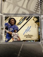 2025 Topps Diamond Icons Luisangel Acuna Diamond Drip Autograph /25 White Sox RC