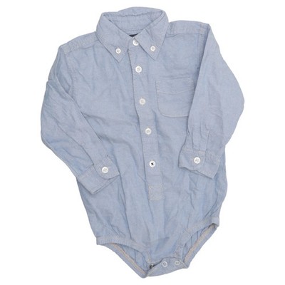 OshKosh B'gosh, Body, Größe: 92, Blau, Baumwolle, Einfarbig #Mtq