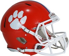 Clemson Tigers Revolution Speed Full-Size Authentic Football Helmet - Fanatics