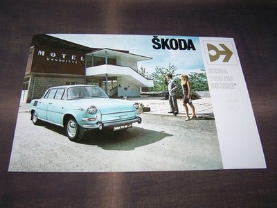 1968 Skoda 1100 MB De Luxe Top Rarity Stunning Brochure!!!