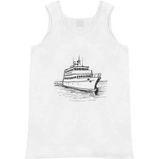 'Ferry At Sea' Adult Vest / Tank Top AV048172 