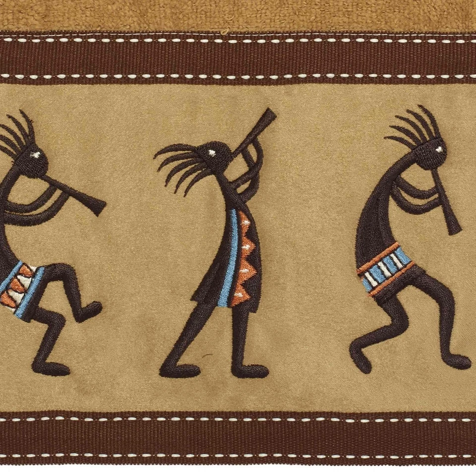 Toalla de mano 17732NUT Kokopelli nuez moscada 30,00" x 16,00" Foto 2 de 4