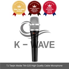 TJ Media TM-G20 Wire Microphone with Cable for Karaoke Machine
