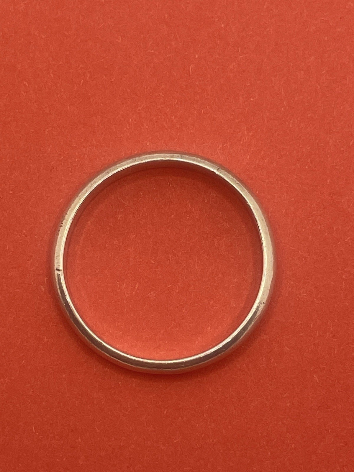 Ring Silver Band Smooth Simple Stackable 925 Ster… - image 2