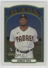 2021 Topps Heritage High Number Chrome 599/999 Jorge Ona #504 sh7