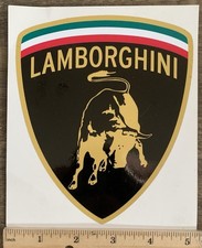 Lamborghini Logo Automobile Vinyl Decal Car Sticker Excellent Condition