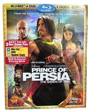 Prince of Persia The Sands of Time Blu-ray DVD Digital 3-Disc Combo Slipcover