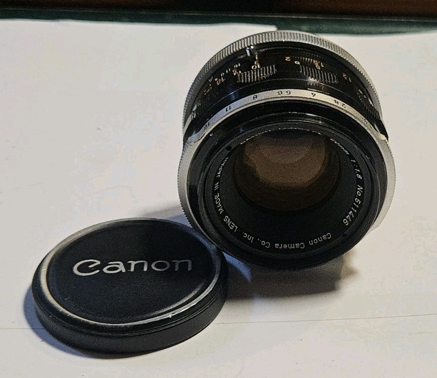 CANON FL 50mm f/1.8 Lens Made In Japan 