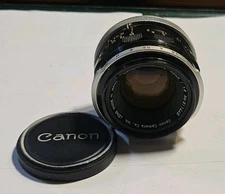 CANON FL 50mm f/1.8 Lens Made In Japan 