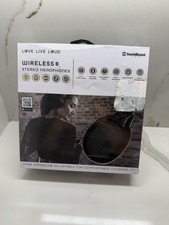 SOUNDBOUND WIRELESS STEREO HEADPHONES NEW BLACK ONE.
