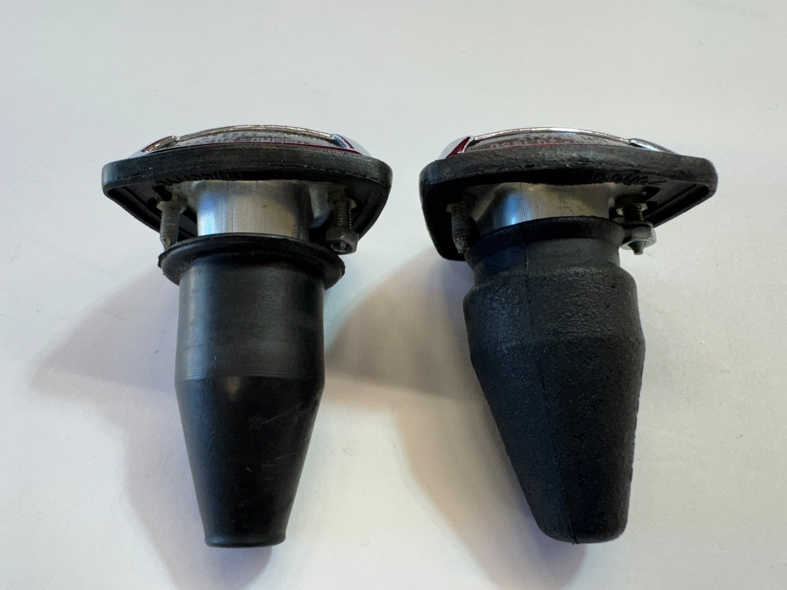 Maserati rear licence plate lights 1970 up Ghibli Bora Indy etc PAIR